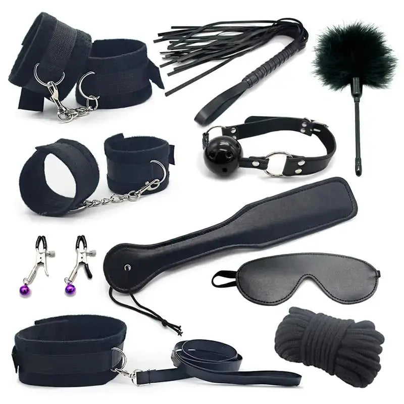 10 - Piece Plush Strap Teasing Toy Set - SeeSeeSee
