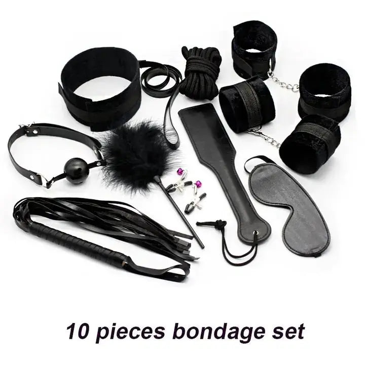 10 - Piece Plush Strap Teasing Toy Set - SeeSeeSee