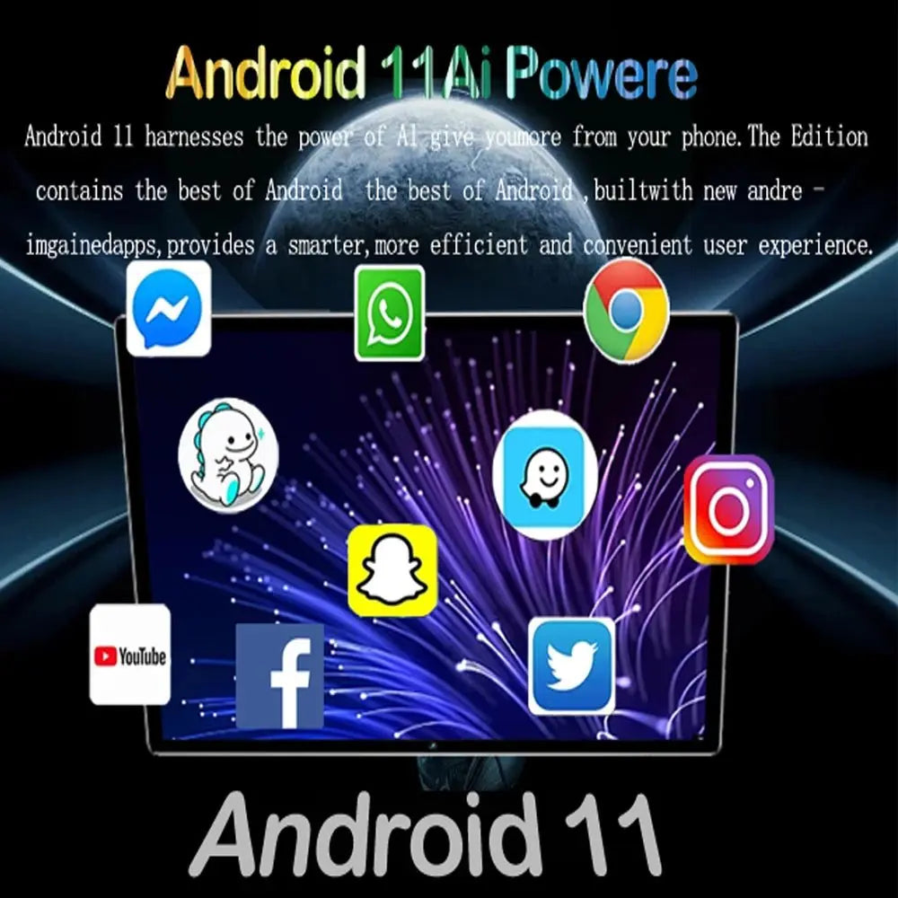 2024 Top selling 10.1 - inch Tablet with 4GB RAM 64GB ROM, Android 11 System Tablet Song Player Global Version Tablet 5000 mAh - SeeSeeSee