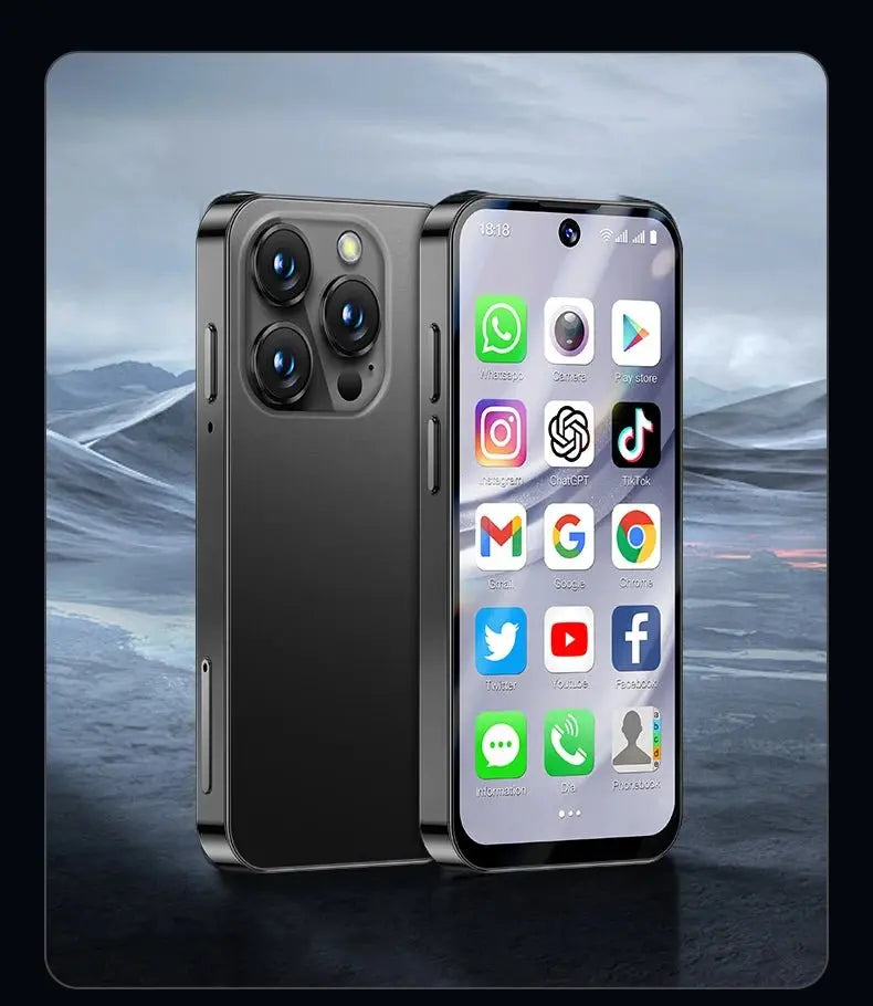 2025 NEW mini Android Smartphone 3.88" HD Display,4G LTE/3G WCDMA,4GB+128GB/2GB+16GB,2000mAh Battery Small Mobile Phone Unlocked - SeeSeeSee