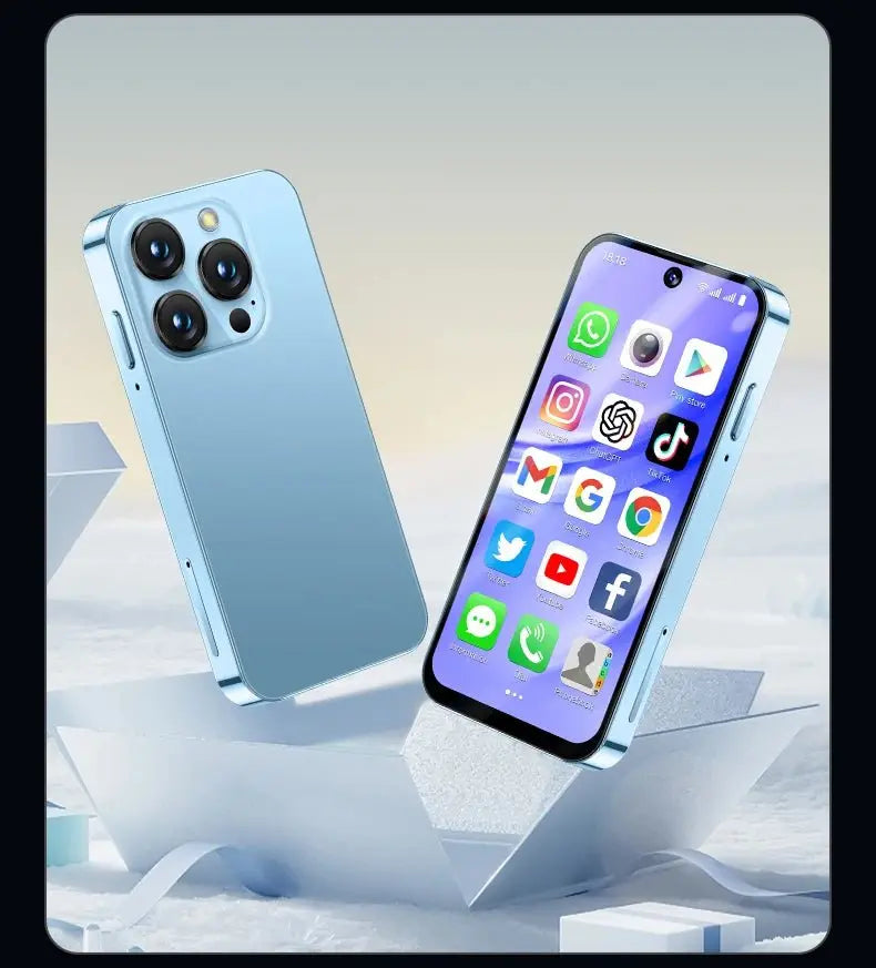 2025 NEW mini Android Smartphone 3.88" HD Display,4G LTE/3G WCDMA,4GB+128GB/2GB+16GB,2000mAh Battery Small Mobile Phone Unlocked - SeeSeeSee