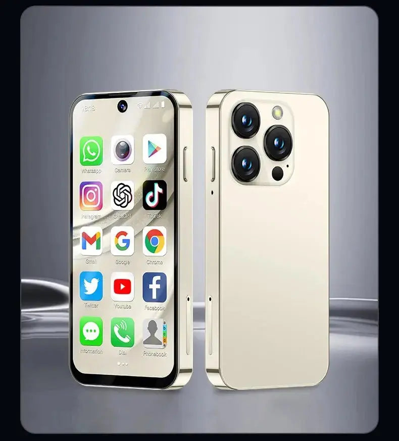 2025 NEW mini Android Smartphone 3.88" HD Display,4G LTE/3G WCDMA,4GB+128GB/2GB+16GB,2000mAh Battery Small Mobile Phone Unlocked - SeeSeeSee