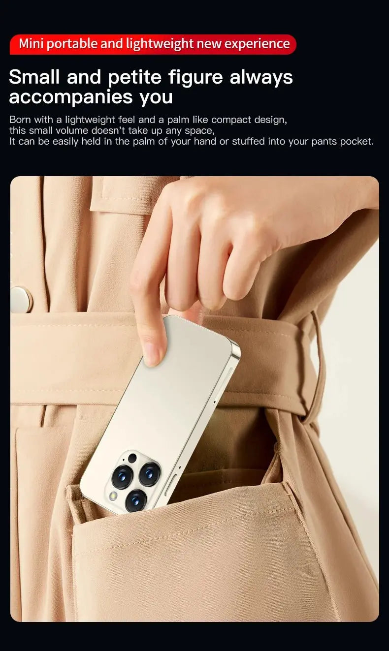 2025 NEW mini Android Smartphone 3.88" HD Display,4G LTE/3G WCDMA,4GB+128GB/2GB+16GB,2000mAh Battery Small Mobile Phone Unlocked - SeeSeeSee