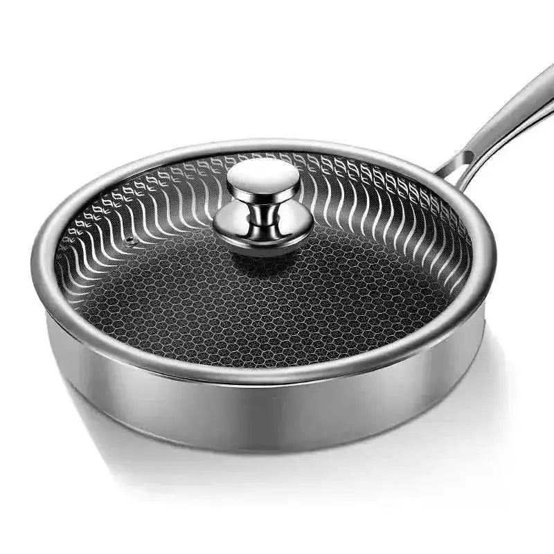 304 Stainless Steel Non-Stick Frying Pan for Breakfast