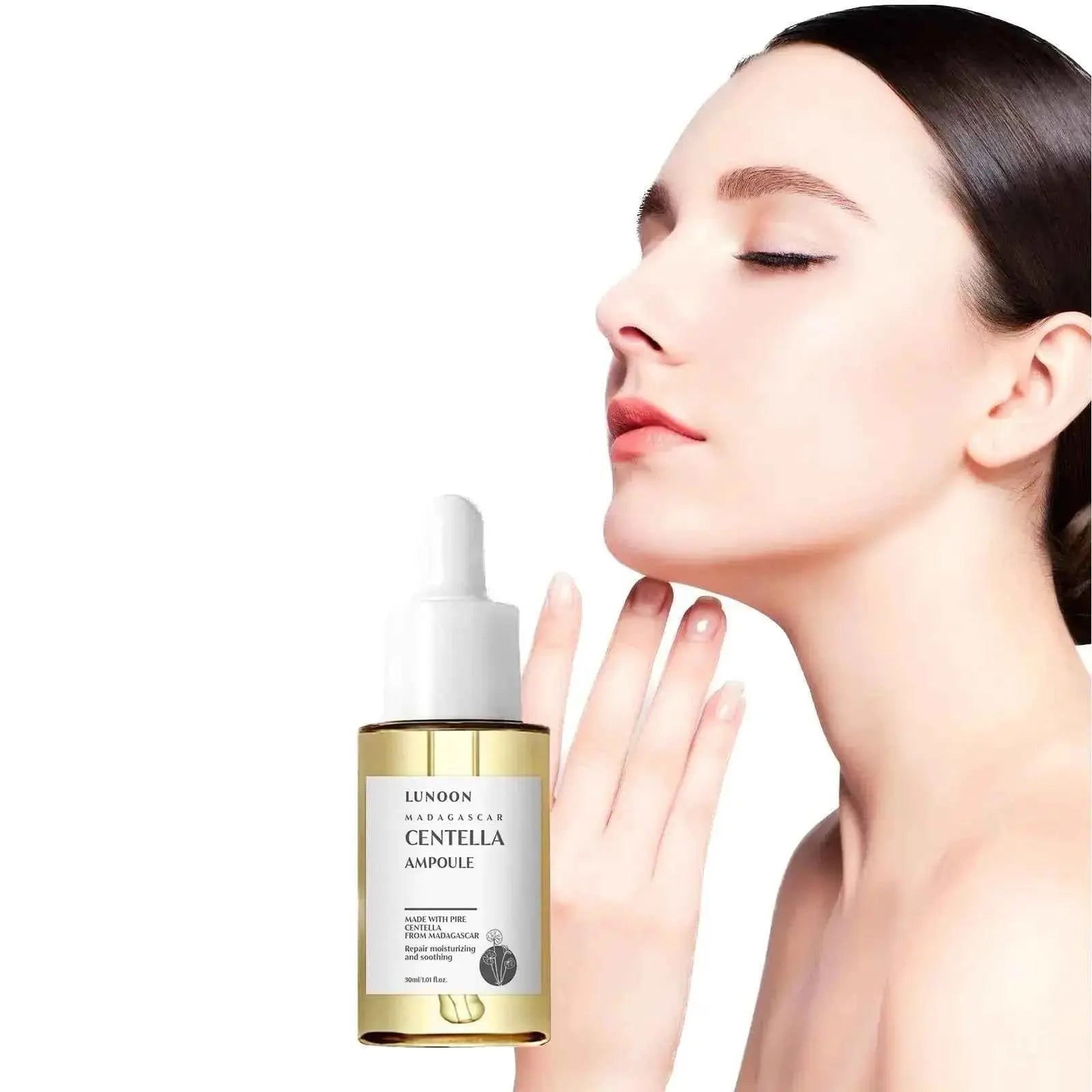 30 ML Centella Asiatica Ampoule Facial Serum，Soothing Care Hypoallergenic Hydrating Centella Asiatica Extract Face Serum. (1 Pcs)