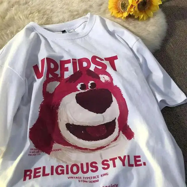 2021 Summer Cartoon Anime T-shirts for Women and Men