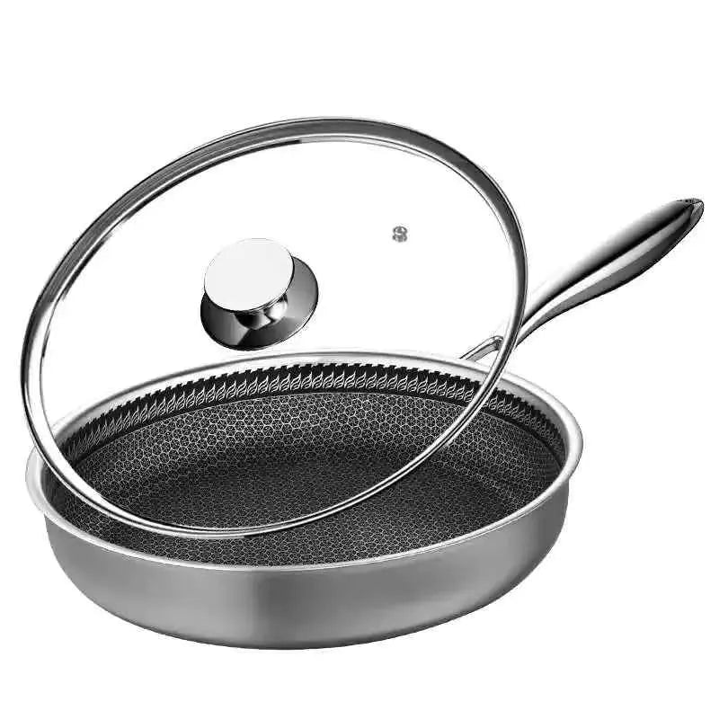 304 Stainless Steel Non-Stick Frying Pan for Breakfast