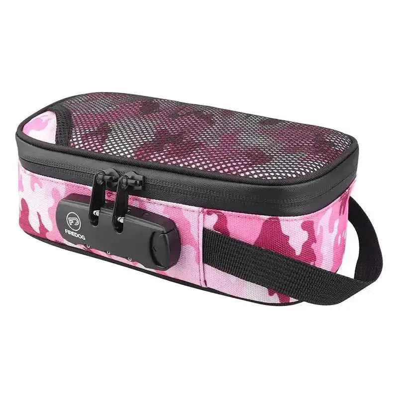 "Large Capacity Odor-Proof Travel Pipe Bag with Lock"