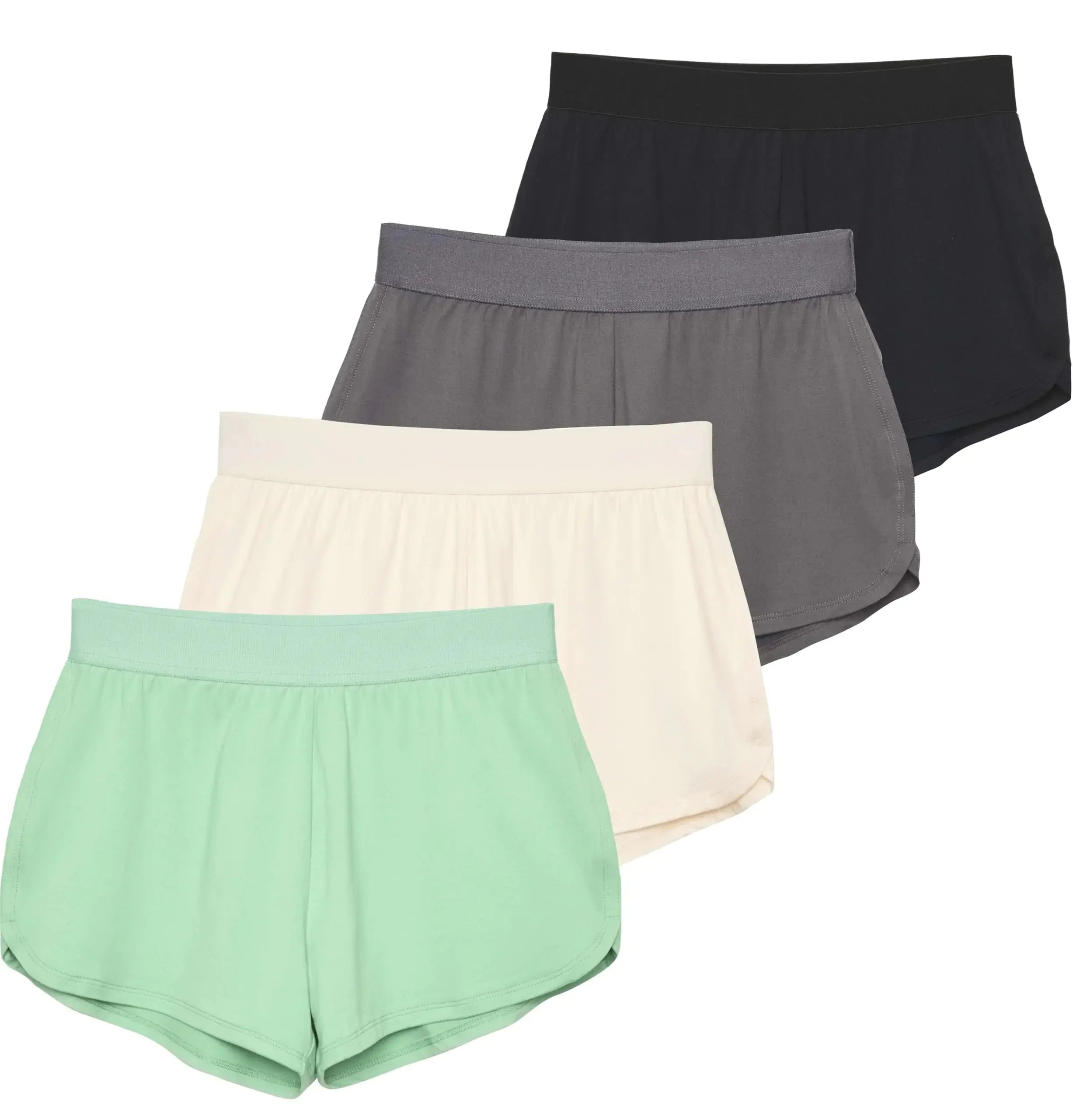 3 Pack Gym Shorts Women Workout Running Athletic Womens Basketball Soccer Black Sport Sports Pockets White Active Mesh Dri Fit 3 Inch Inseam Volleyball Jogging Spandex Pockets Ladies para Mujer See